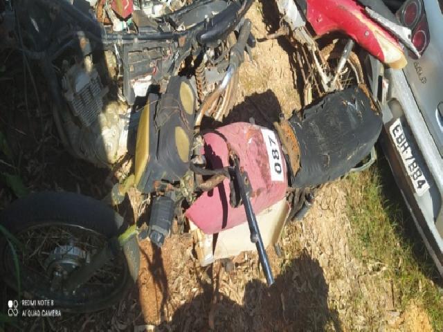 Lote 87 · HONDA/CG 125 1987 — sucata